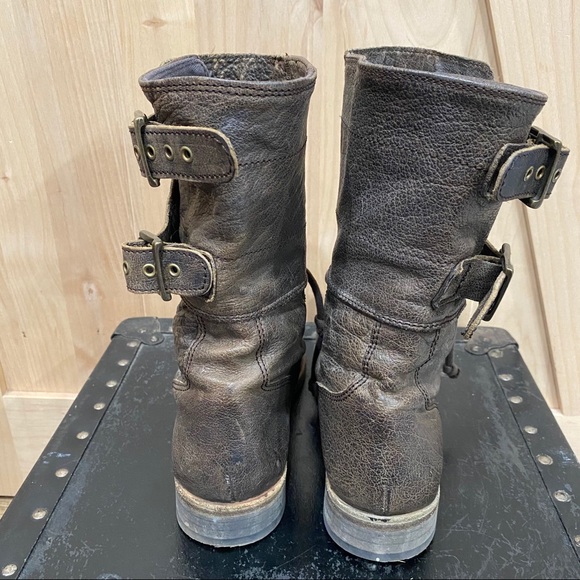 🔥All Saints Distress Damisi Combat Military Size 38🔥 - Picture 7 of 14